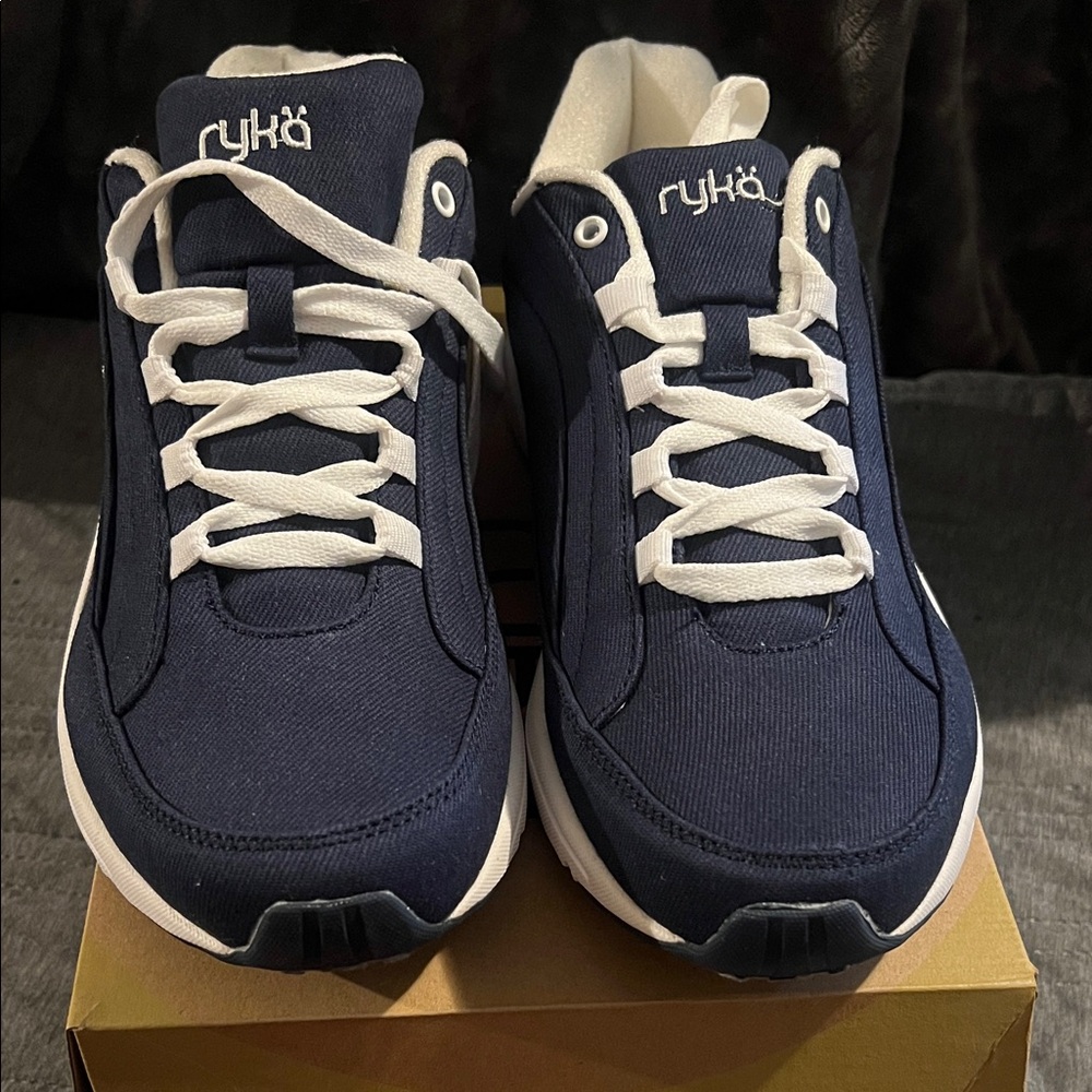 Ryka women’s Dark Blue and White Athletic Sneakers